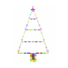 82 LED Christmas Tree Ladder Lights with 8 Lighting Modes