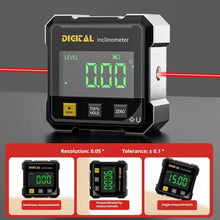 4-Side Magnetic Digital Angle Gauge With Laser Electronic Protractor