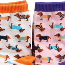 5 Pairs Sausage Dog Socks