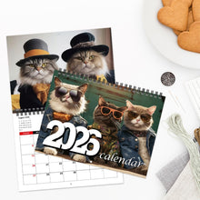 2026 Stylish Cats Wall Calendar