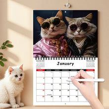 2026 Stylish Cats Wall Calendar