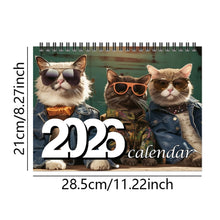 2026 Stylish Cats Wall Calendar