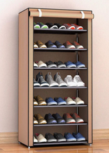 Shoe Rack 6/8/10 Tier Shoe Rack Large Shoe Stand Shoes Storage Organizer Shelf Cabinet for Closet with Nonwoven Fabric Cover Display Shelf