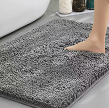 Yimobra Washable Bathroom Rugs, Super Soft & Absorbent Chenille Bath Mat for Floor & Carpet, Quick Dry Non Slip Bath Mat for Tub Shower