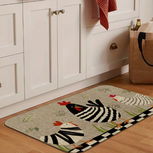 Rustic Style 3D Sponge Material Mat Animal Chicken Printing Youngsters Room Floor Mat Kitchen Mat, Quick Drying Thin Bath Mat, Kitchen Home Decor