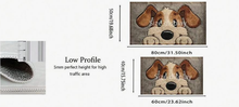 1pc Cute Dog Pattern Printed Rug, Faux Wool Mat - Highly Absorbent, Easy To Clean, Suitable For Home Decor, Farmhouse, Entryway, Indoor, Room, Kitchen, Dining Room, Small Office/Home Office, Sink, Laundry Room, Doormat, Kitchen Mat, Non-Slip Mat