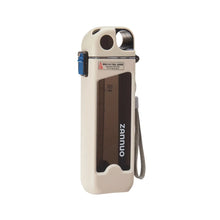 Portable Leakproof Water Bottle with Straw and Strap