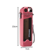 Portable Leakproof Water Bottle with Straw and Strap