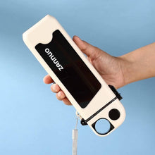 Portable Leakproof Water Bottle with Straw and Strap
