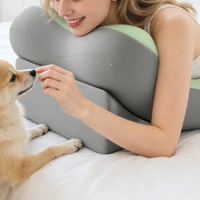 Ergonomic Memory Foam Headboard Back Support Pillow