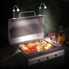 Magnetic LED Grill Light with Flexible Gooseneck