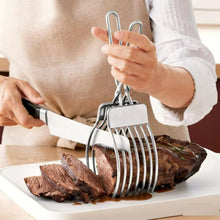 Stainless Steel Roast Beef and Bread Slicing Tongs