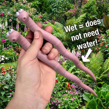 Whimsical Earthworm Garden Decor Stakes