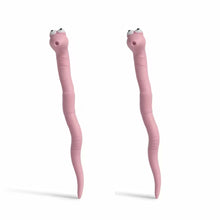 Whimsical Earthworm Garden Decor Stakes