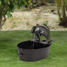 Resin Animal Basin Outdoor Water Fountain