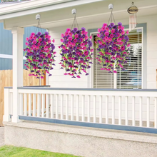 Artificial Eucalyptus Morning Glory Bouquet Multipack