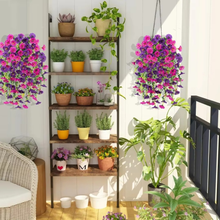 Artificial Eucalyptus Morning Glory Bouquet Multipack
