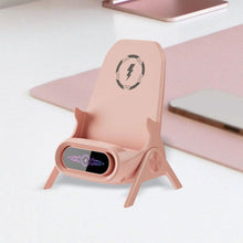 Mini Chair Cordless Charger Desktop Phone Stand Tabletop Ornament