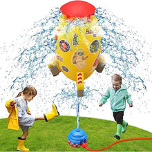 Outdoor Water Spray Rotating Rocket Sprinkler Toy