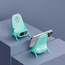 Mini Chair Cordless Charger Desktop Phone Stand Tabletop Ornament