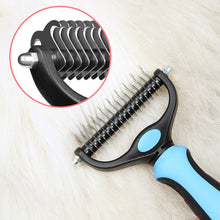Wide Double Sided Comb Pet Fur Detangler Brush