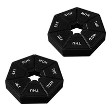 7-Sided Portable Vitamin Holder Box Pill Organizer Planner