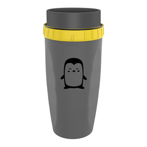 Lidless Double Silicone Leak Proof and Insulated Revolutionary Twist Travel Mug