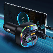 Bluetooth 5.0 FM Transmitter Handsfree Car Radio MP3 Player