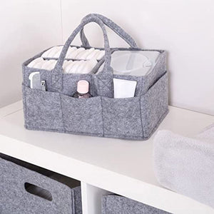 Baby Diaper Caddy Organizer Nursery Basket
