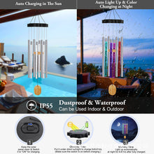 Outdoor Solar Wind Chimes Light