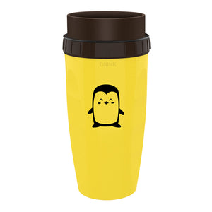 Lidless Double Silicone Leak Proof and Insulated Revolutionary Twist Travel Mug