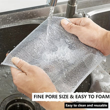 5/10pcs Non-stick Oil-free Mesh Wire Dishwashing Cloth For Kitchen Stove Dishwashing And Pot Washing