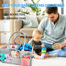 Baby Diaper Caddy Organizer Nursery Basket