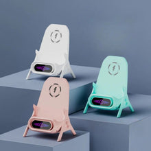 Mini Chair Cordless Charger Desktop Phone Stand Tabletop Ornament