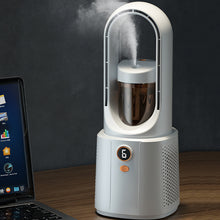 Mini Desk Misting Fan Bladeless USB Rechargeable Humidifier Air Cooler