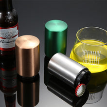 Stainless Steel Push Down Magnet Beer Cap Opener