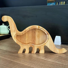 Wooden Jurassic Transparent Piggy Bank