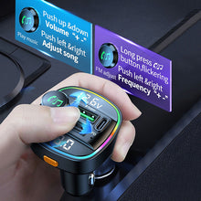 Bluetooth 5.0 FM Transmitter Handsfree Car Radio MP3 Player