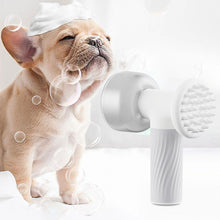 Automatic Foaming Pet Shampoo Brush Scrubber