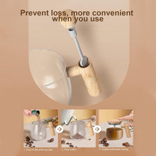 High Borosilicate Glass Rotating Mixing Coffee Mug
