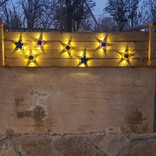 4PCS Outdoor Garden Solar Light Atmosphere Wall Lamp