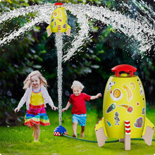Outdoor Water Spray Rotating Rocket Sprinkler Toy