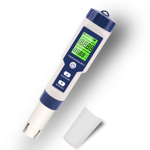 5 in 1 High Accuracy Digital Pen pH Tester for Water