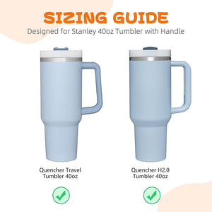 Reusable Snack Ring Tray Compatible with Stanley Cup 40oz with Handle