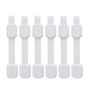 6 Pack Adjustable Baby Cupboard Safety Locks