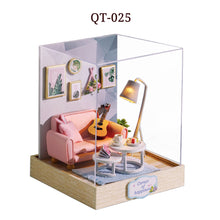 Mini DIY Flower House Handmade 3D Puzzle Assembly Building Toys