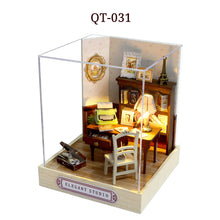 Mini DIY Flower House Handmade 3D Puzzle Assembly Building Toys