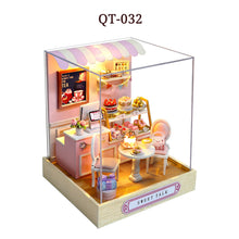 Mini DIY Flower House Handmade 3D Puzzle Assembly Building Toys