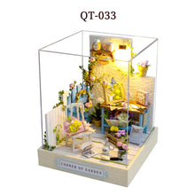 Mini DIY Flower House Handmade 3D Puzzle Assembly Building Toys