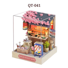 Mini DIY Flower House Handmade 3D Puzzle Assembly Building Toys